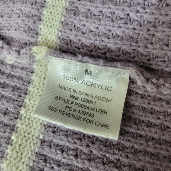 Moondance purple stripped cardigan - Picture 5 of 5